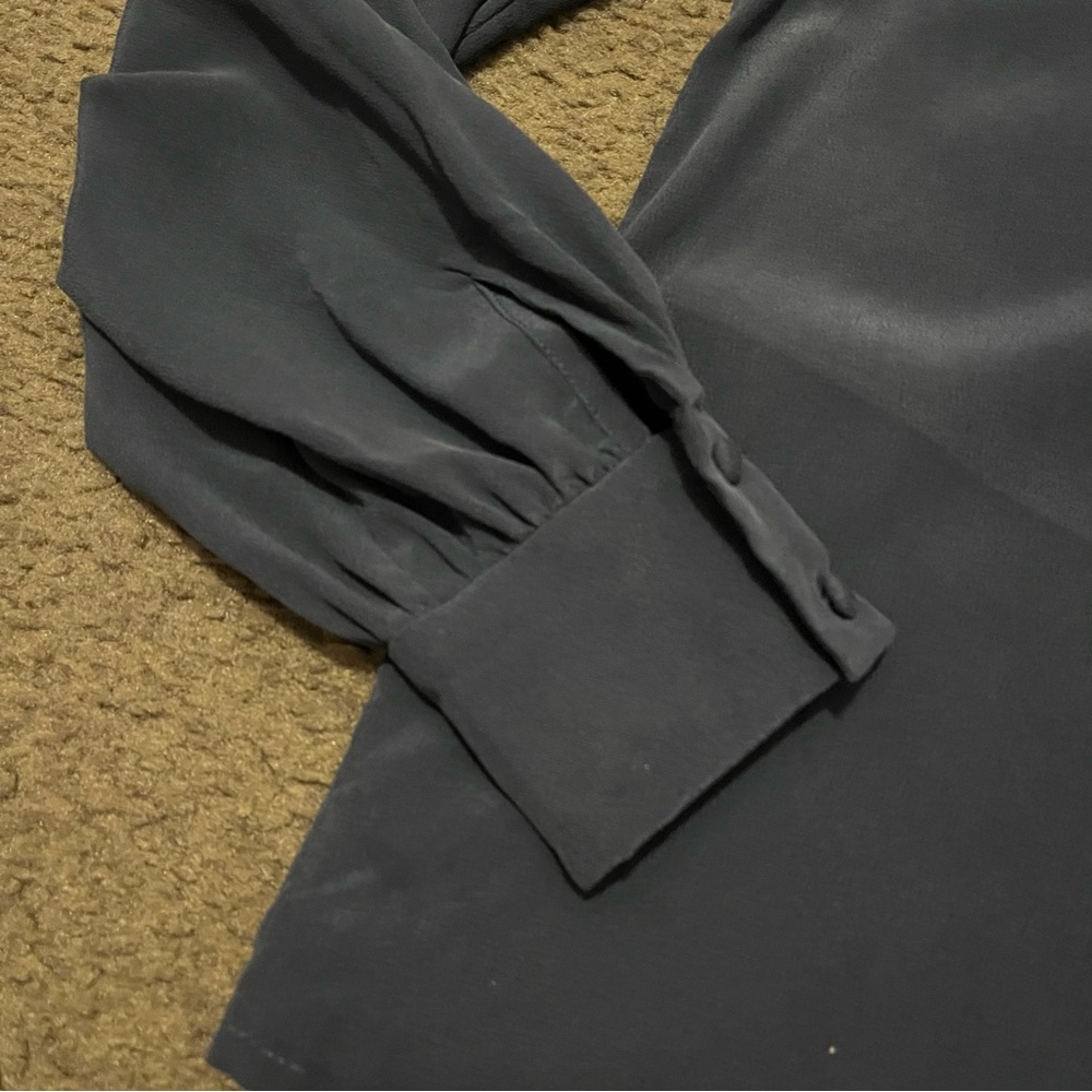 Sezane Chlo Silk Button Up Shirt - Picture 11 of 11